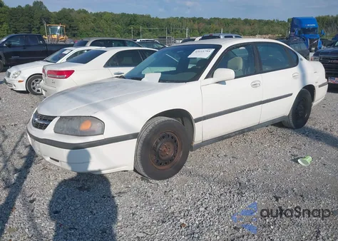 2001 Chevrolet Impala z USA, uszkodzony, nr VIN 2G1WF52E519156341